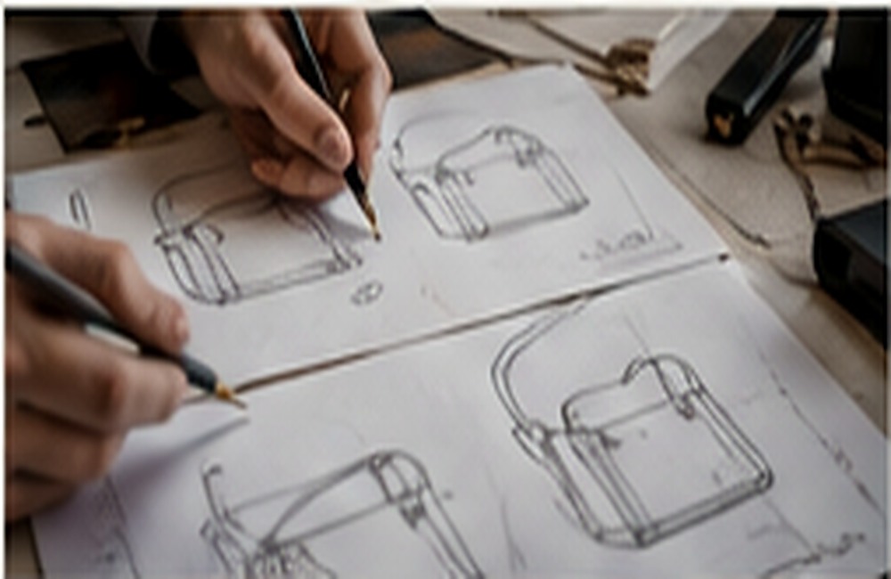 How a bag order moves from idea to delivery: 1